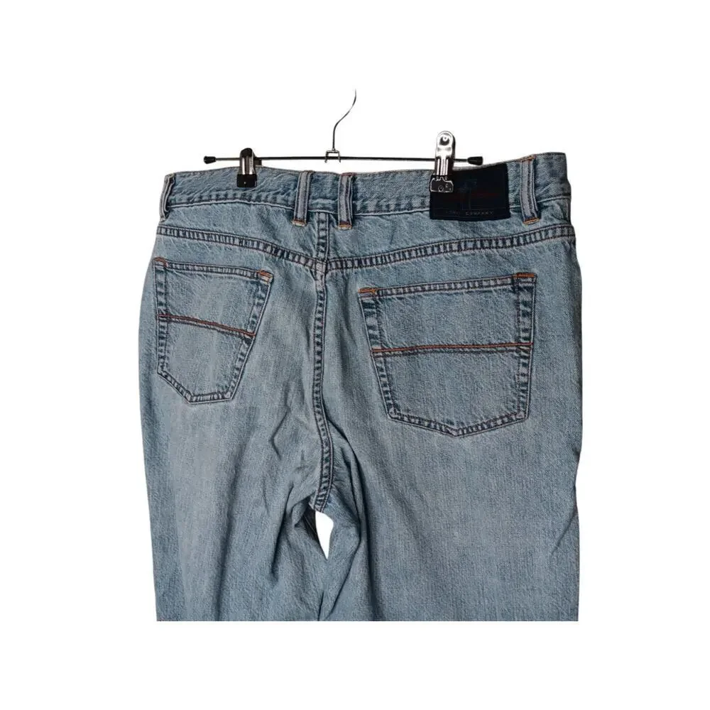 Indigo Palms Men’s Relaxed Fit Blue Jeans Size 36x30 Straight Leg Zip Fly Denim